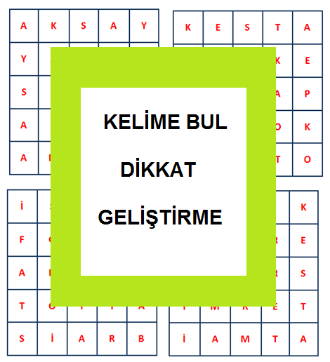 KELİME BUL 5X5